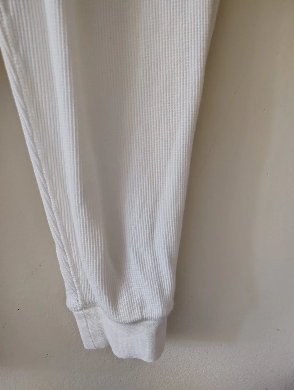Polo Ralph Lauren White Waffle Knit Jogger Pants Girls XL 16 Cozy Casual Preppy